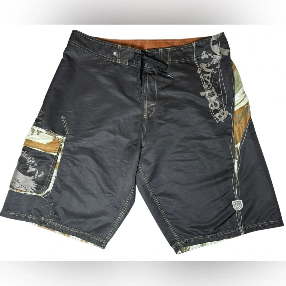 REDSAND Men’s  Military Camouflage Army Board Shorts | Swim Size 38
